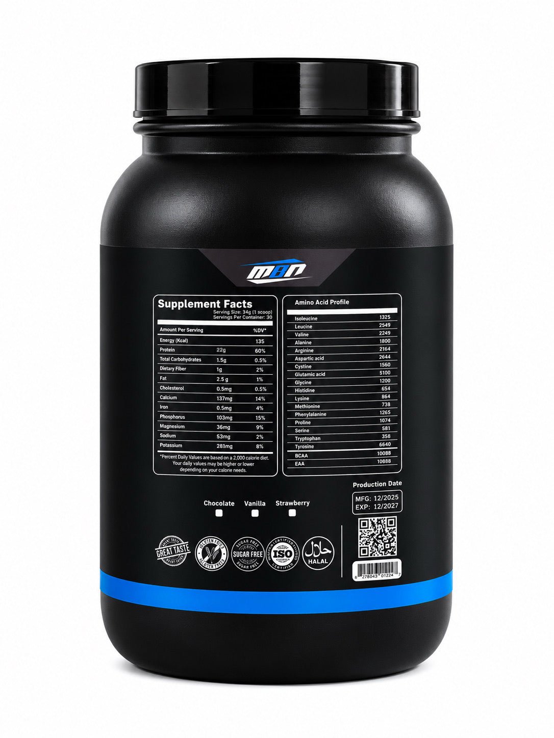 Premium Whey Concentrate — 1kg (30 scoops)