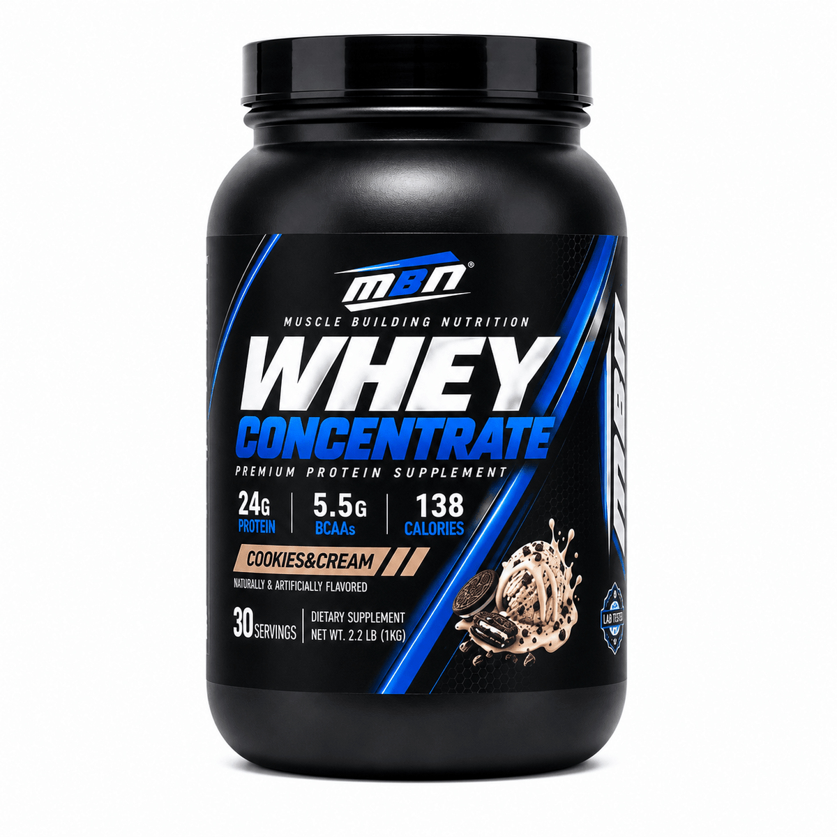 Whey Protein Concentrate — 1kg (30 servings)