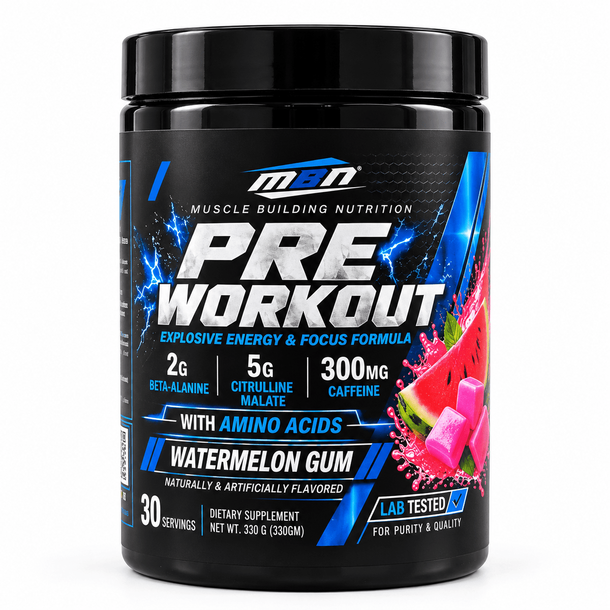 Pre-Workout — Strawberry Berry — 330g (30 servings)