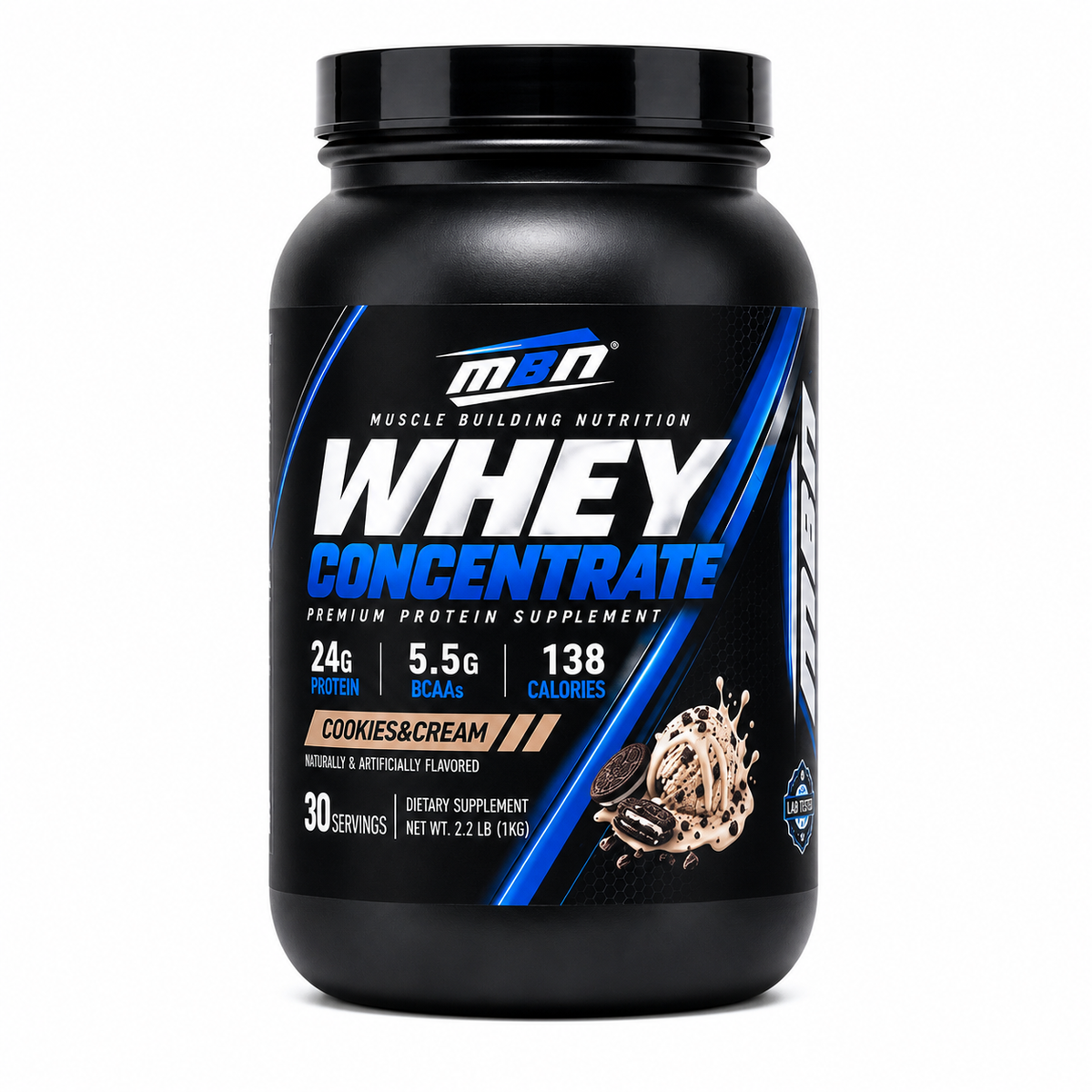 Whey Protein Concentrate — 1kg (30 servings)