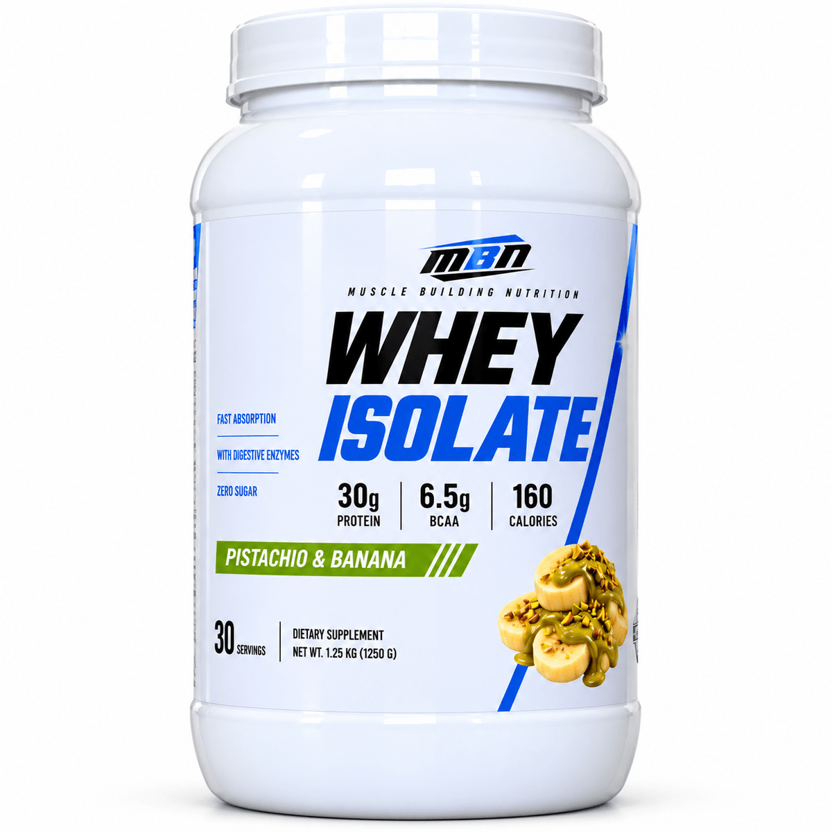 Whey Protein Isolate — 1.25kg (30 servings)