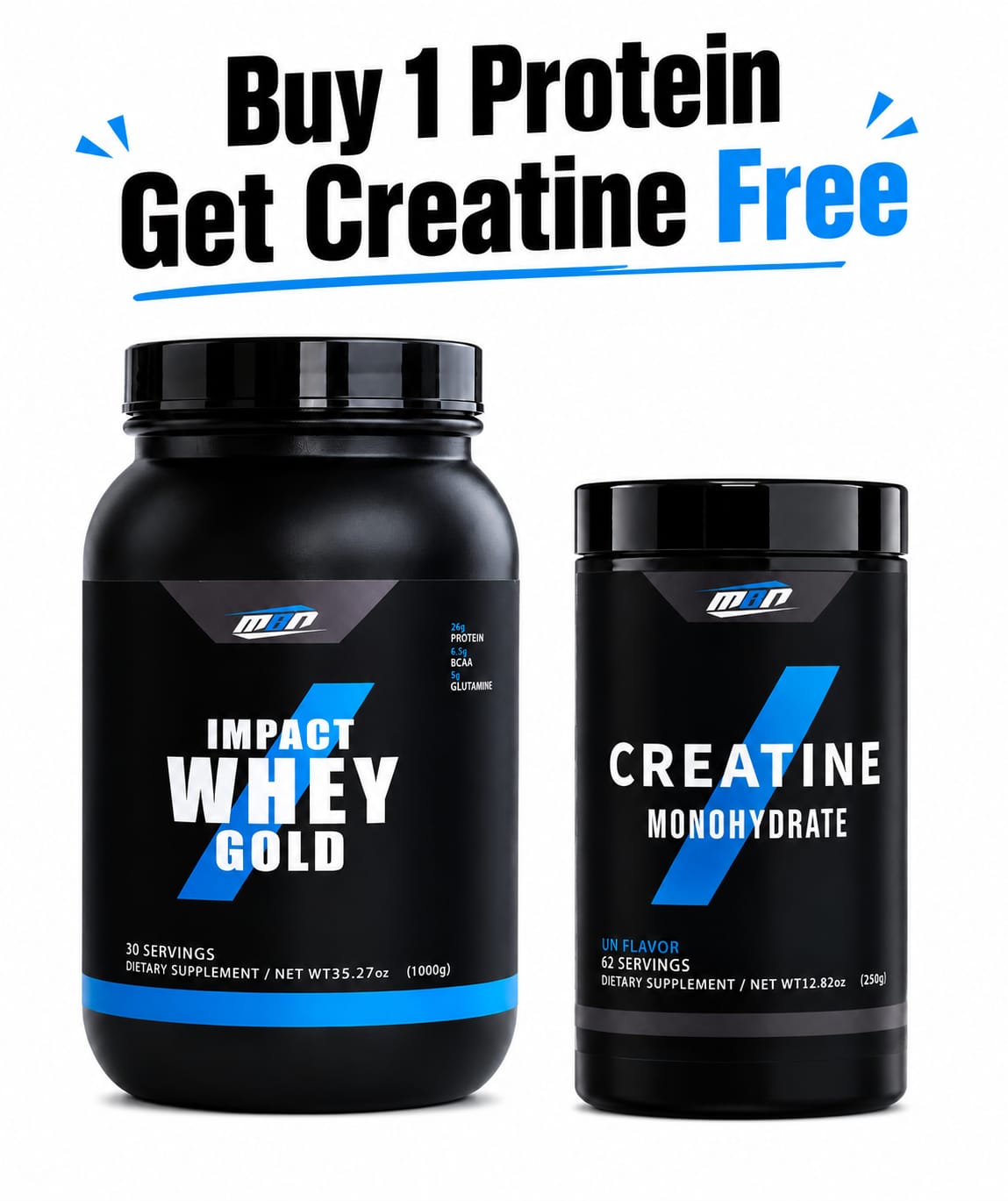 Buy 1 ISO-Protein, Get 1 FREE Creatine